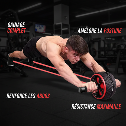 AbForce™ – Rouleau Abdominal Antidérapant
