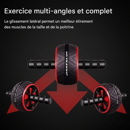 AbForce™ – Rouleau Abdominal Antidérapant