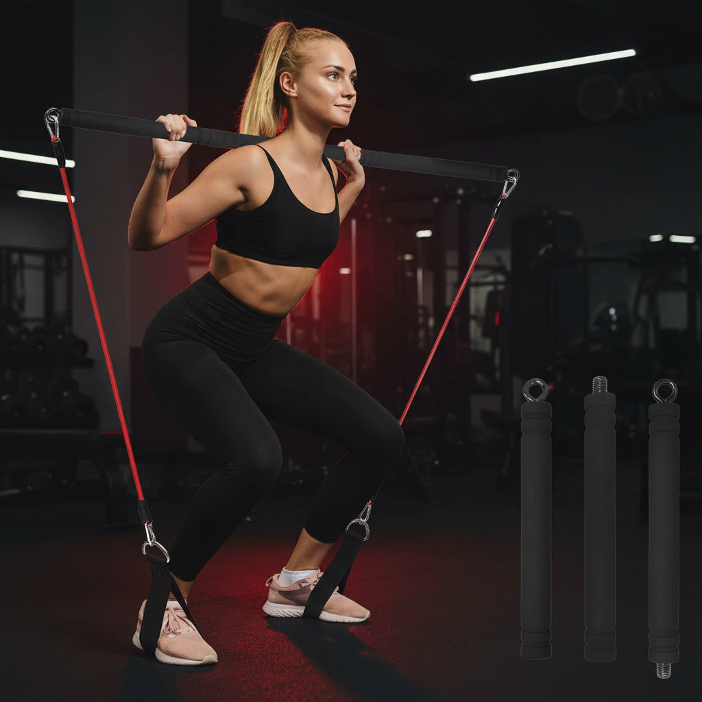 Barre de Pilates et Musculation multi-fonctions